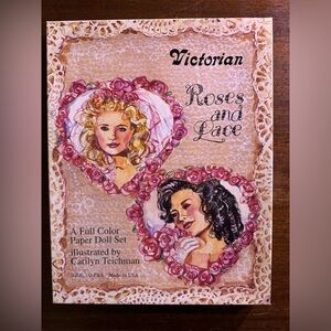 Victorian paper dolls set